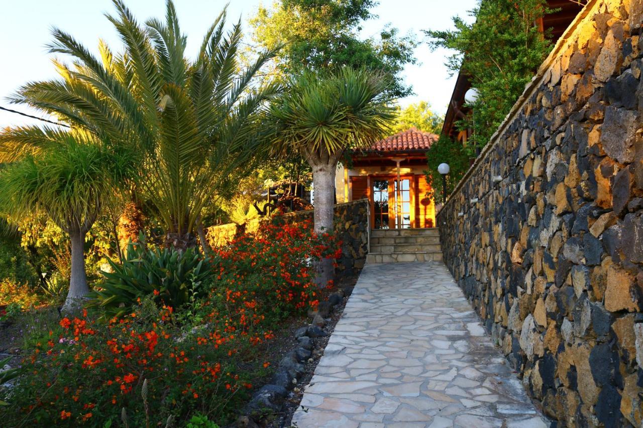 Ferienvilla Finca Tijarafe mit beheiztem Pool Exterior foto