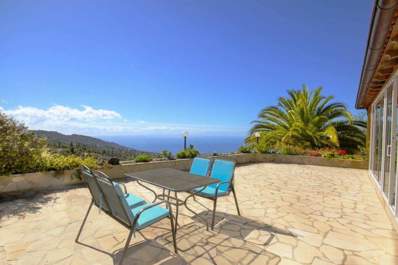 Ferienvilla Finca Tijarafe mit beheiztem Pool Exterior foto