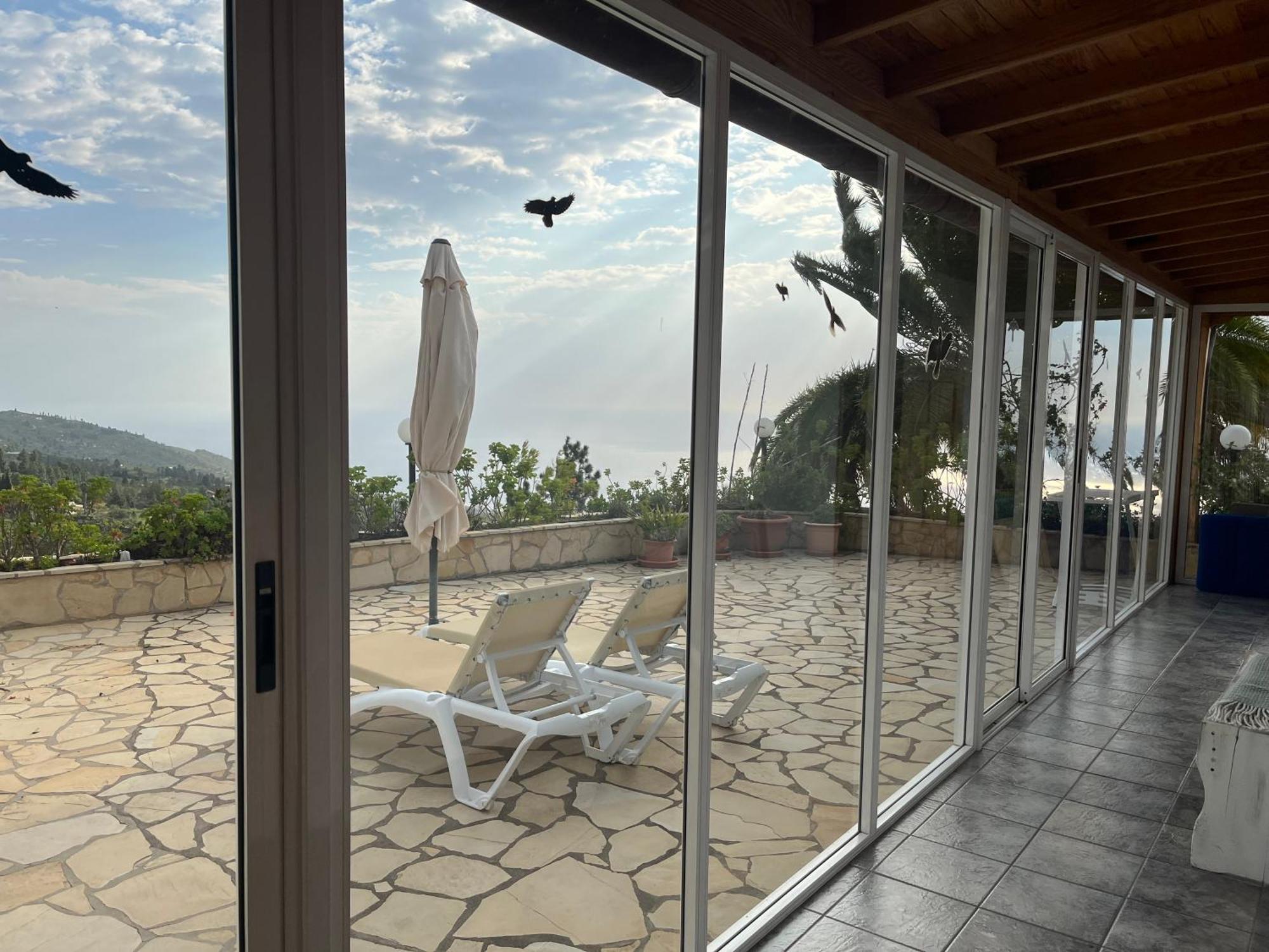 Ferienvilla Finca Tijarafe mit beheiztem Pool Exterior foto