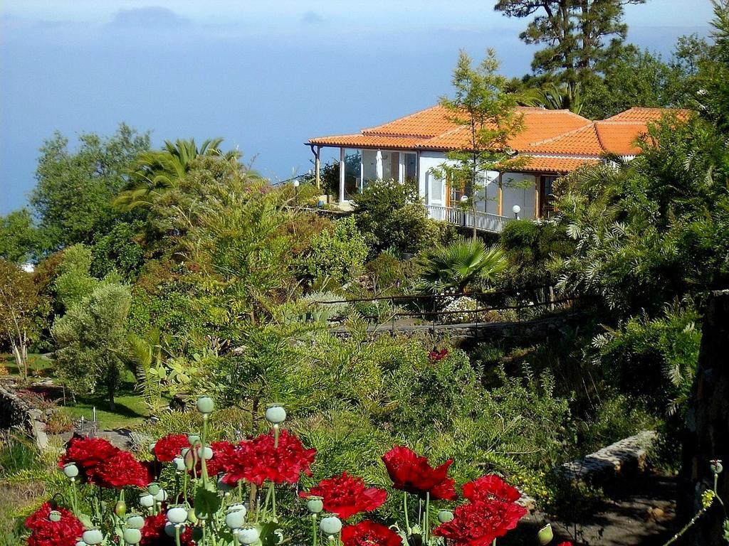Ferienvilla Finca Tijarafe mit beheiztem Pool Exterior foto