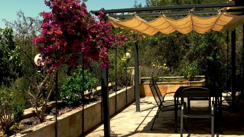 Ferienvilla Finca Tijarafe mit beheiztem Pool Exterior foto