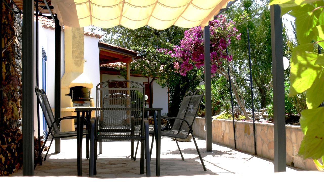 Ferienvilla Finca Tijarafe mit beheiztem Pool Exterior foto